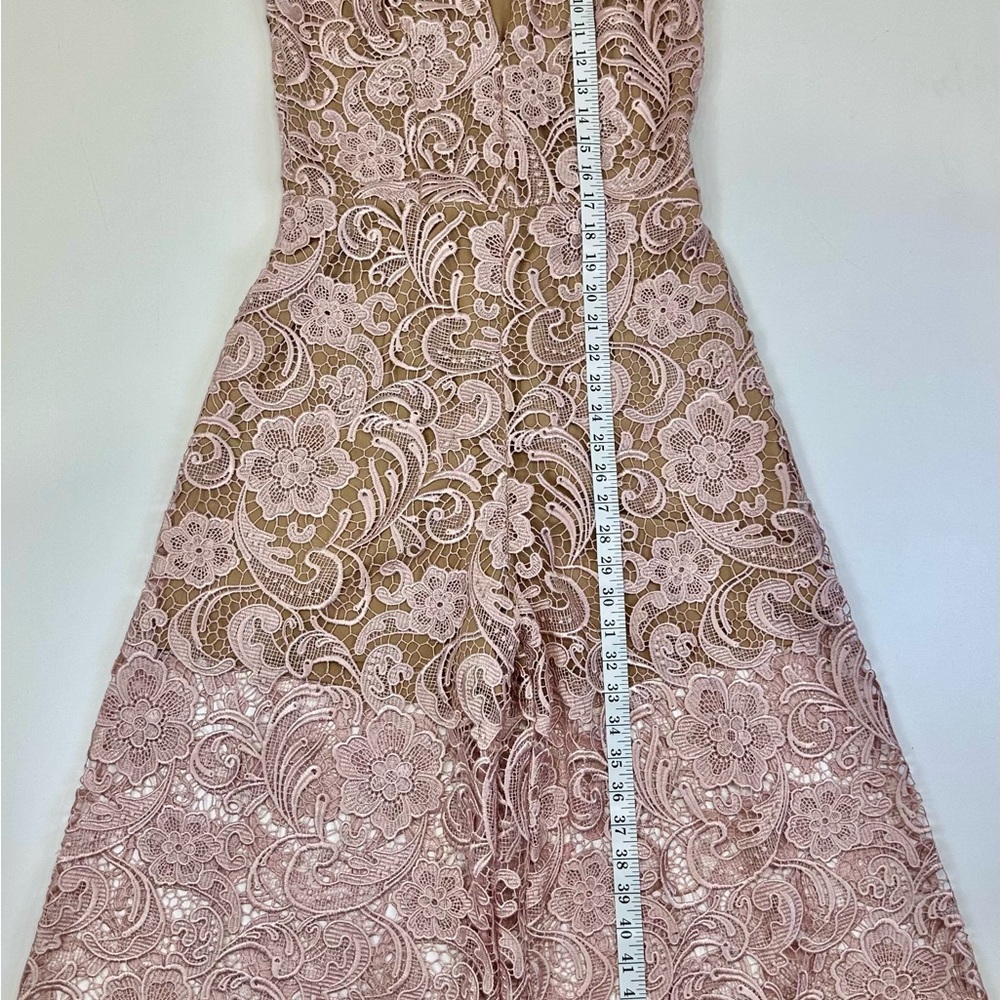 Dress the Population Blush Lace Jumpsuit - Picture 6 of 8